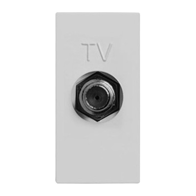 Розетка TV ABB ZENIT, , серебристый, 2CLA215000N1301